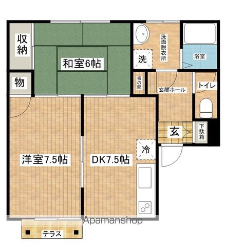 エステート池田の間取り写真