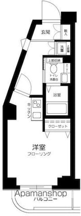 クレアシオン目白通り[1R/24.1m2]の間取図