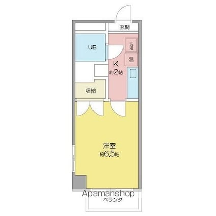 愛知県名古屋市千種区今池１丁目[1K/18.5m2]の間取図