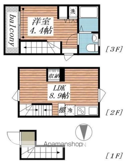 ｓｎＵｇ１０[1LDK/33.28m2]の間取図