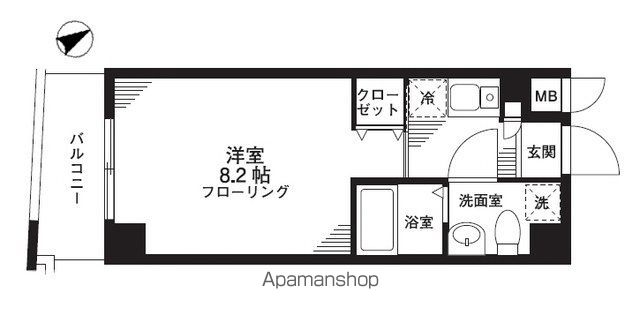 パディホームズ一口坂の間取り写真