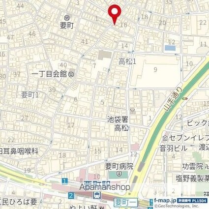 東京都豊島区高松１丁目[1R/12.41m2]の周辺3