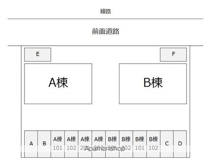 メモリーズホームＢ[2LDK/49.69m2]の配置図