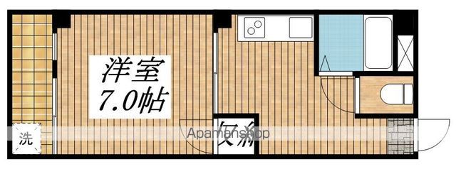 【立川市錦町のマンションの間取り】