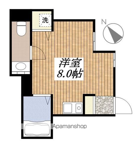 エスタシア谷保の間取り