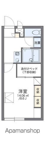 レオパレスアルファの間取り写真