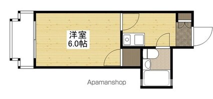 ロイヤルメゾン古江[1K/18.2m2]の間取図