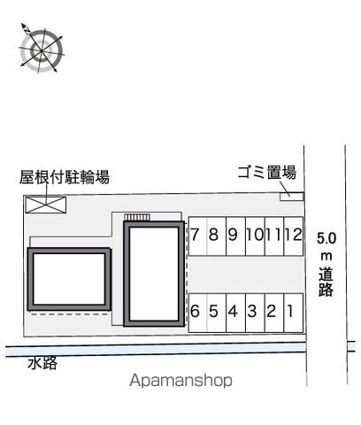 レオパレスエクレール田間 105 ｜ 千葉県東金市田間873-2（賃貸アパート1K・1階・23.18㎡） その3