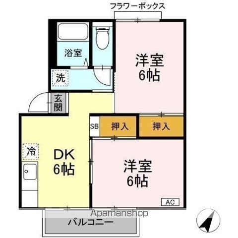 セジュールタカの間取り写真
