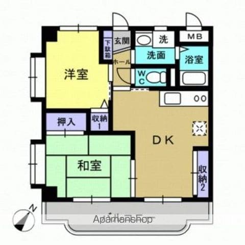 ティアラハイツ栄門の間取り写真