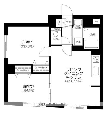 CENTRAL GARDEN RESIDENCE TOKYOの間取り写真