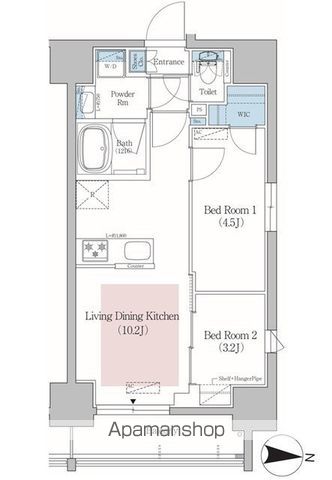 アーバネックス錦糸公園Ⅱの間取り