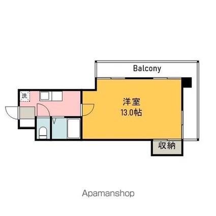 第１木本ビル[1K/36.65m2]の間取図