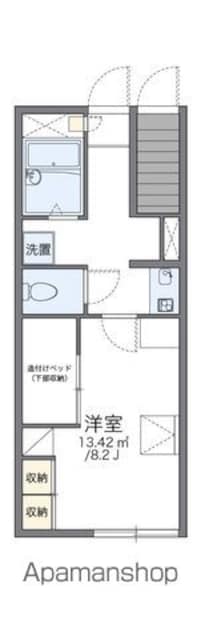 レオパレス楠見中[1K/23.71m2]の間取図