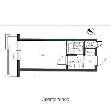 日興パレス志村坂上[1K/19.25m2]の間取図