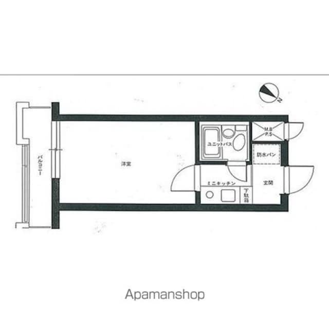 日興パレス志村坂上[1K/19.25m2]の間取図