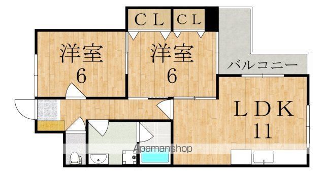 メゾン小橋の間取り写真