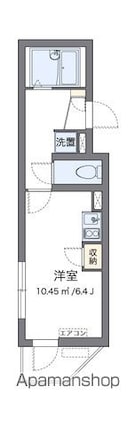 クレイノ根岸　セレッソ[1R/20.03m2]の間取図