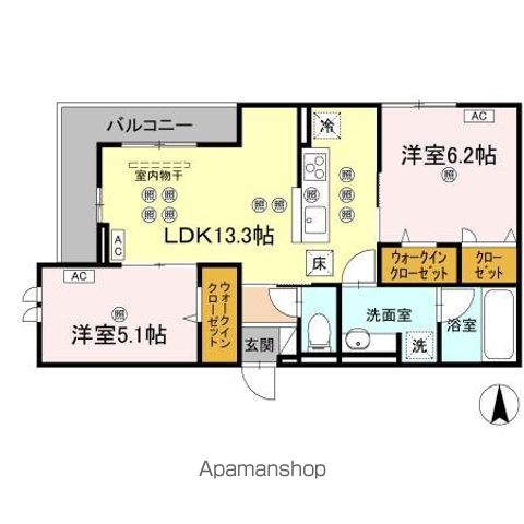 GRACECOURTの間取り写真