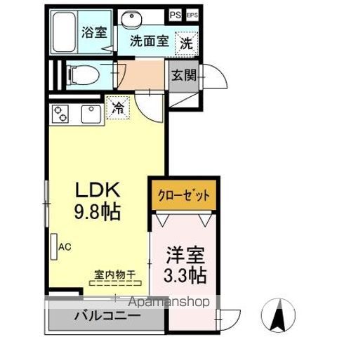 フルーヴの間取り写真