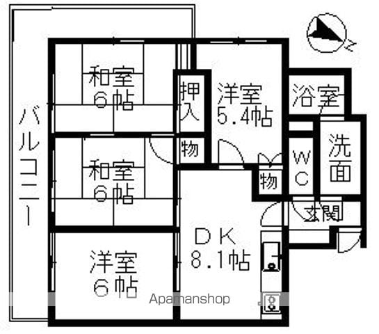 ライオンズマンション尾頭橋の間取り写真