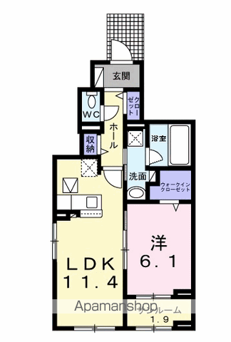 クラシオンの間取り写真