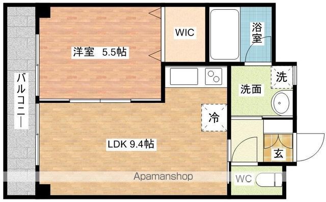 プラスパー築町の間取り写真