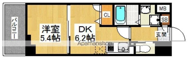 イルマーレ博多の間取り