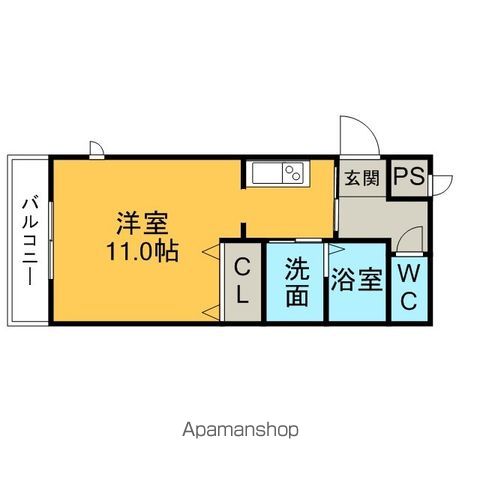 ティーワン緑町の間取り写真