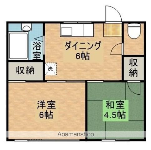 YOUコーポIIの間取り写真