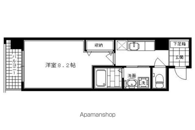 プレゼンス堀川の間取り写真