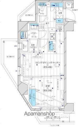 メインステージ三ノ輪ＷＥＳＴの間取り