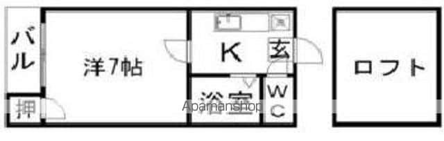 ムーンハイツ博多の間取り