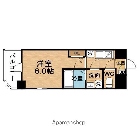ESLEADRESIDENCE梅田FRONTの間取り写真