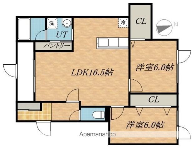 リアンIIの間取り写真