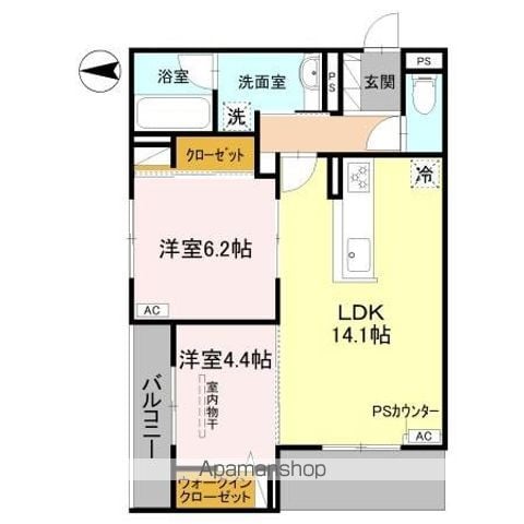 TORISIA千里丘Iの間取り写真