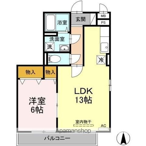 リビングタウン田代外町 D棟の間取り写真