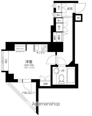 アルカーデンシティリンクス新宿の間取り写真