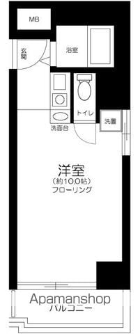 陽輪台西新宿の間取り写真