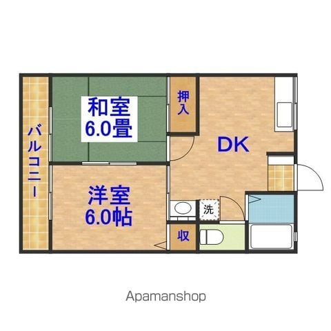 シティハイムパークヒルズB棟の間取り写真