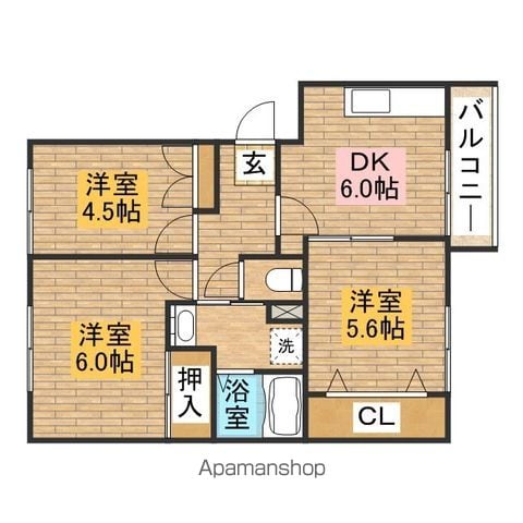 小阪西町III番館の間取り写真