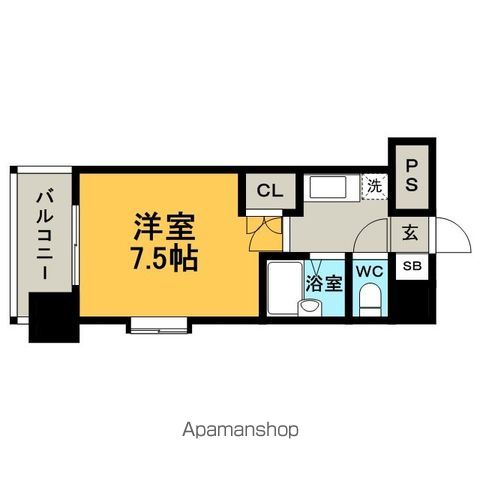 【福岡市博多区吉塚のマンションの間取り】