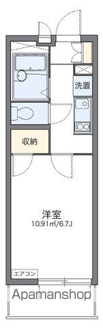 レオパレスクレール国見の間取り写真