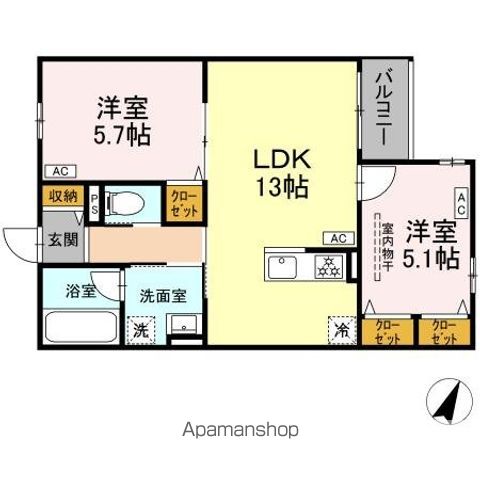 MOCRAFT南小岩の間取り写真