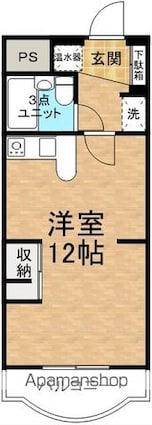 開智ハイツ[1R/30m2]の間取図