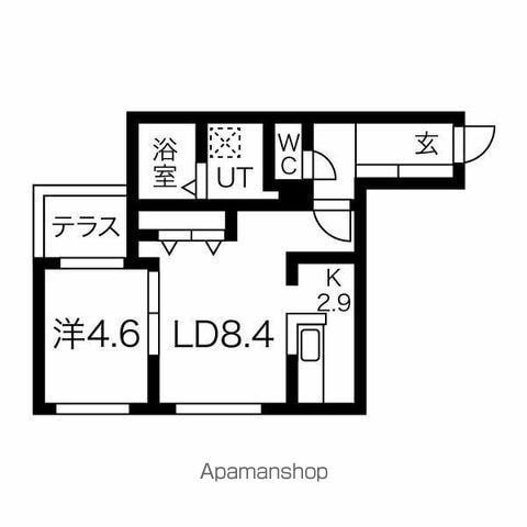 ブランシャールALAIN琴似の間取り写真