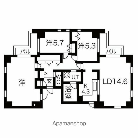 BLOOMの間取り写真