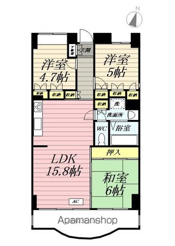 ファミリオの間取り写真