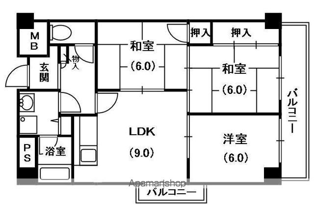 マンショングランメールの内装写真