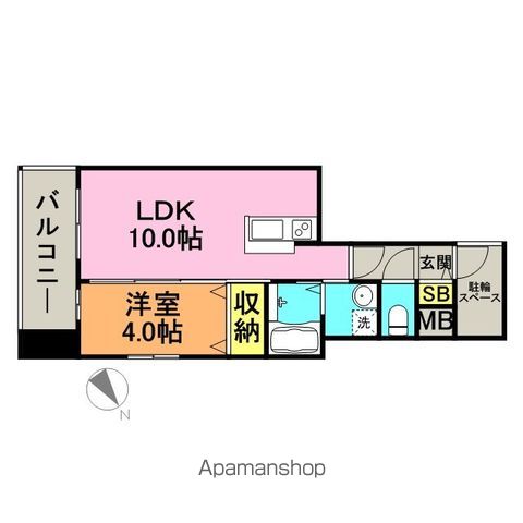 アポロ久留米東（旧サムティ久留米東町）の間取り